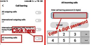 How to block all incoming calls