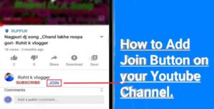How to add join button on your youtube channel
