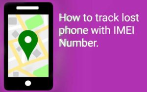 How to track lost mobile with imei number