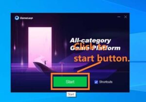 Open gameloop to download gareena free fire in a laptop or pc