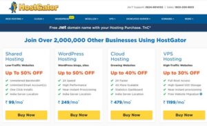 Hostgator hosting for wordpress