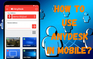 How to use anydesk in mobile